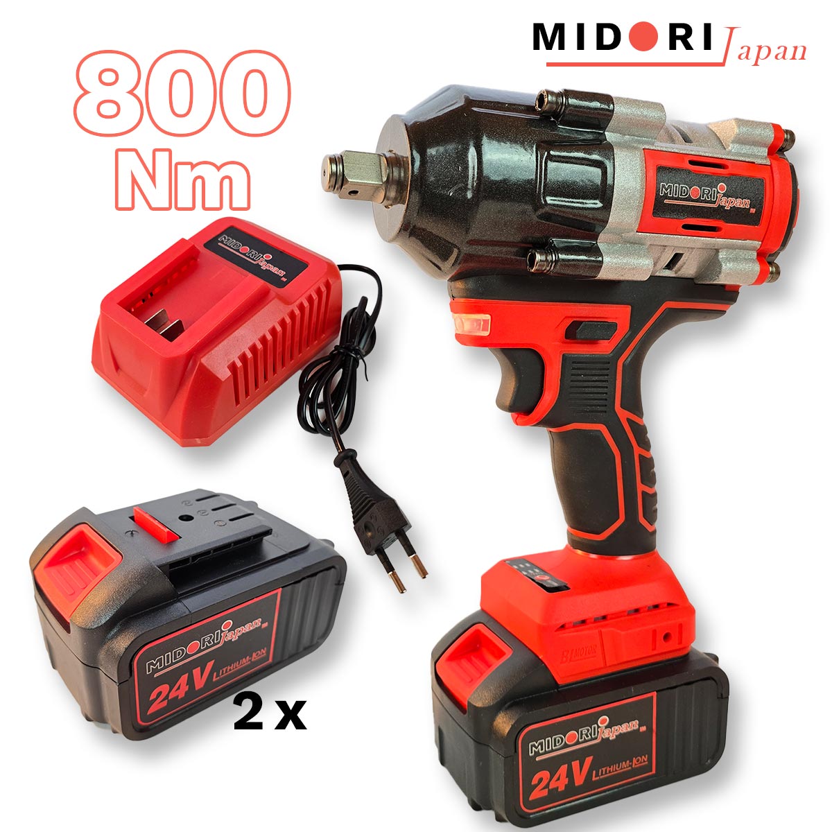 Midori Japan aku udarni odvijač 21V 800Nm - Mediteran Shop
