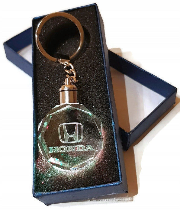 3D LED Kristalni Privjesak za Ključeve – HONDA (EXCLUSIVE)