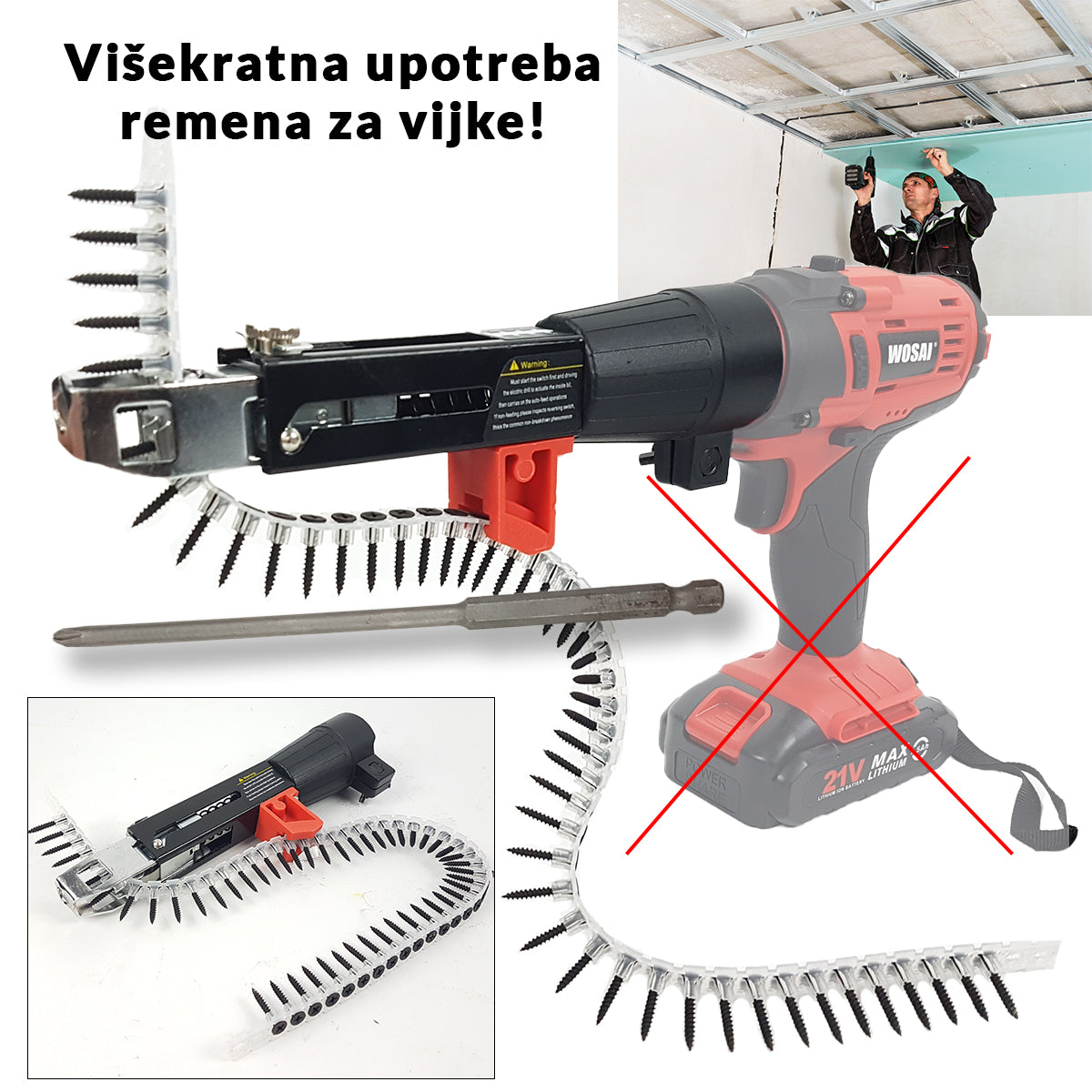 Automatska šerafilica - adapter - Mediteran Shop