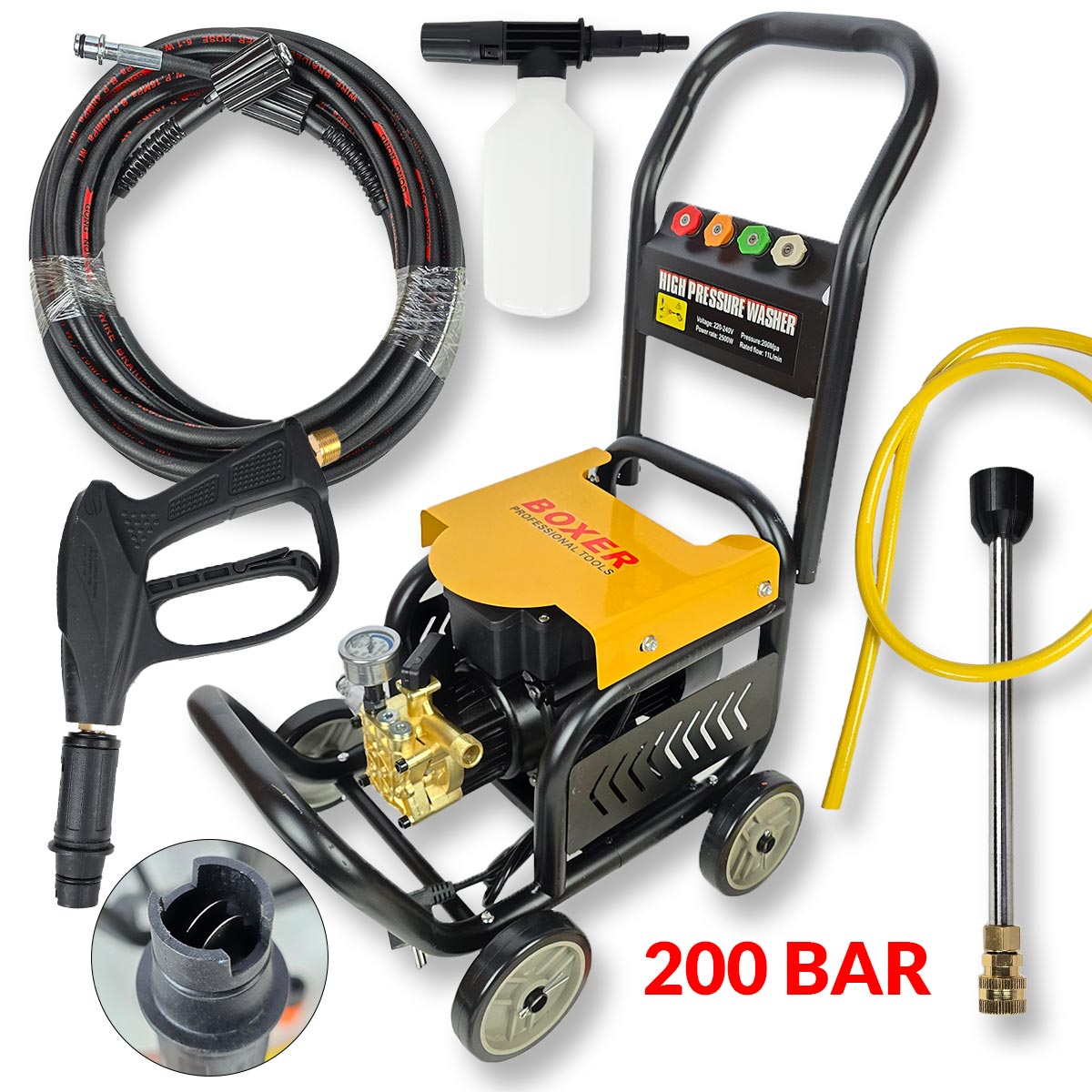 BOXER miniwash 200 BAR BX001 - Mediteran Shop