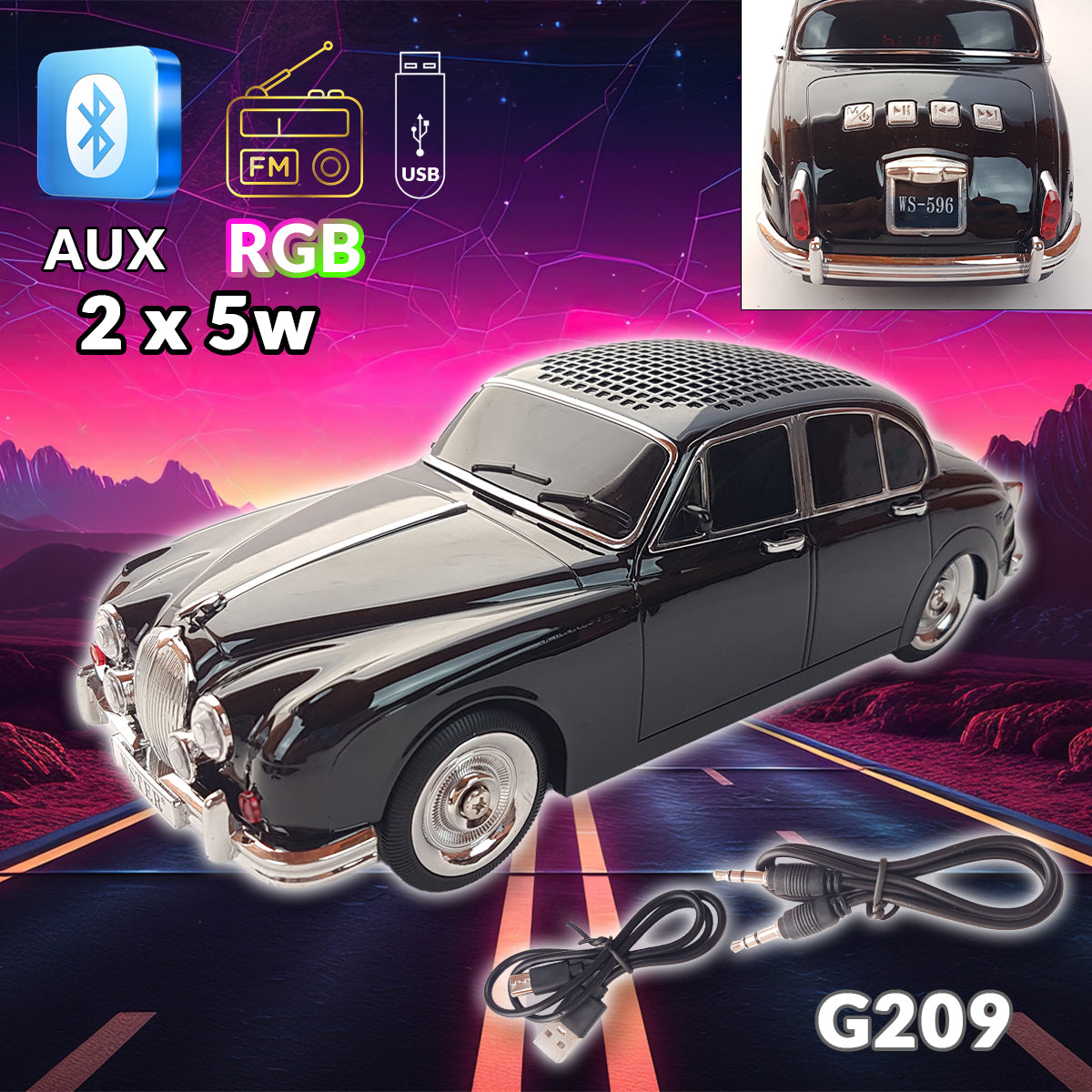 Bluetooth zvučnik Auto G209 - Mediteran Shop