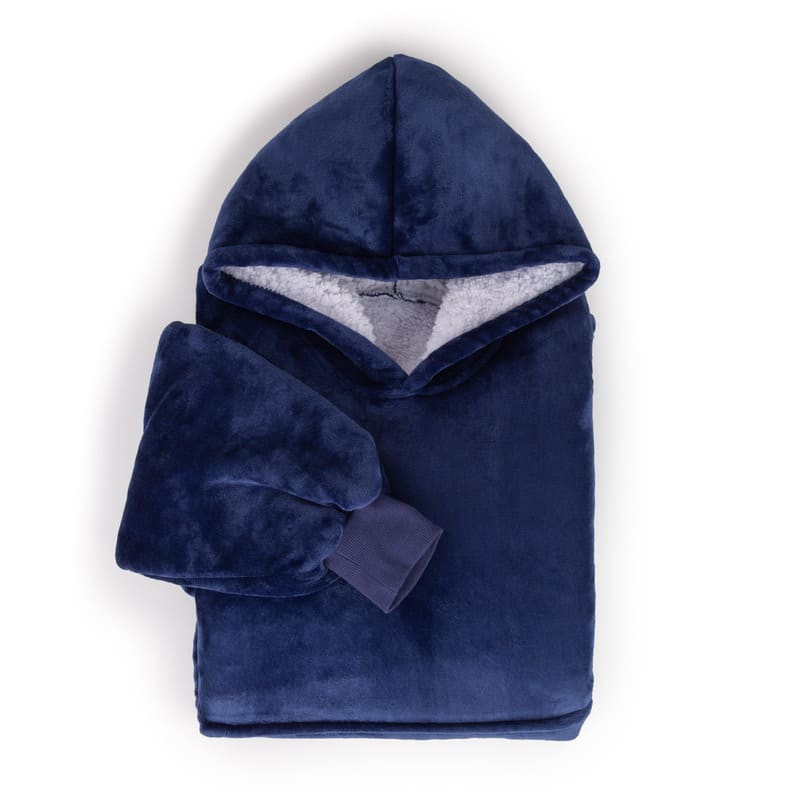 Coperta con cappuccio e maniche per adulti SoftHug