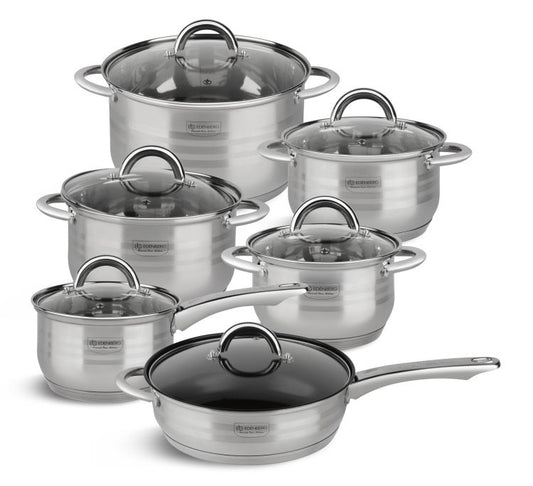 EDENBERG 6 dijelni set posuđa INOX - Mediteran Shop