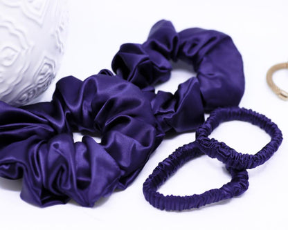 Beauty svileni set Royal Blue za spavanje