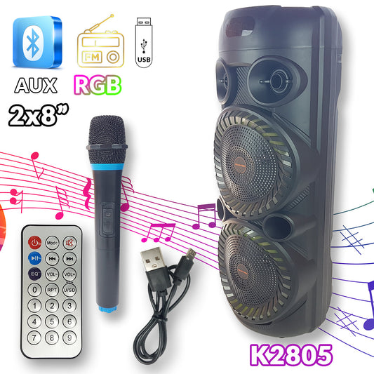 Karaoke Bluetooth zvučnik K2805 - Mediteran Shop