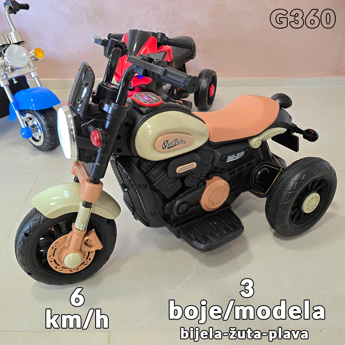 Motor na akumulator - 3 modela G360 - Mediteran Shop