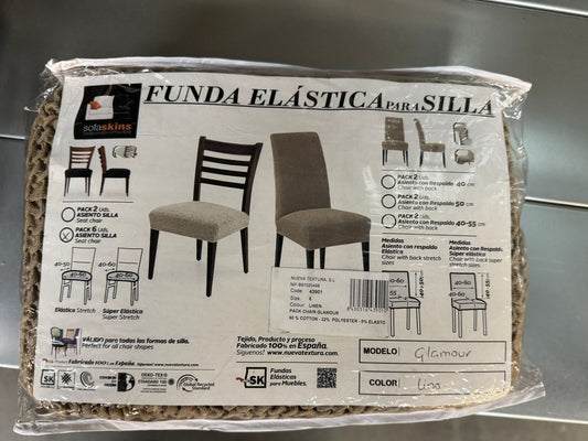 Set od 2 elastične navlake za stolice – Glamour Linen